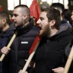 Πορεία στην πρεσβεία ΗΠΑ: «Ούτε γη, ούτε νερό στους φονιάδες των λαών»