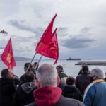 Συλλαλητήριο του ΚΚΕ ενάντια στην παρουσία του αμερικανικού αεροπλανοφόρου «George W. Bush»