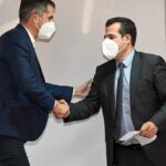 Επίσκεψη Θάνου Πλεύρη και Κώστα Μπακογιάννη στο Νοσοκομείο «ΕΛΠΙΣ»