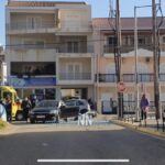 Ναύπακτος:Τροχαίο ατύχημα με τραυματισμό στο My market .Βίντεο