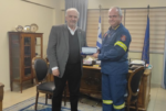 Συνάντηση του Δημάρχου Μεσολογγίου με τον νέο Διοικητή Πυροσβεστικής Υπηρεσίας του νομού Αιτωλ/νίας