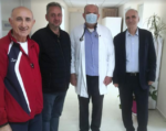 Ο Γιώργος Βαρεμένος στο νοσοκομείο Μεσολογγίου την ημέρα της υγείας