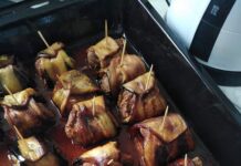 Μελιτζάνες ρολάκια με μοσχάρι