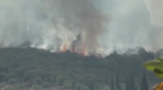 Βοιωτία: Σε δύσβατη περιοχή καίει για 4η μέρα η φωτιά – Αναζωπυρώσεις στο βουνό του Ελικώνα