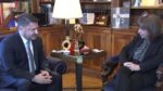 Νίκος Χαρδαλιάς: Συνάντηση με την Κατερίνα Σακελλαροπούλου στο Προεδρικό Μέγαρο