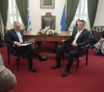 Συνάντηση του Δημάρχου Μεσολογγίου με τον Ευρωβουλευτή Μανώλη Κεφαλογιάννη