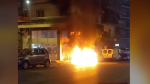 Πατήσια: Δύο αυτοκίνητα στις φλόγες από εμπρηστική επίθεση