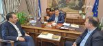 Συνάντηση του Δημάρχου Αγρινίου με τον Υφυπουργό Υγείας Μάριο Θεμιστοκλέους (φωτο)