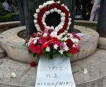 Νομαρχιακή Επιτροπή Συριζα ΠΣ Αιτωλ/νιας: Κατάθεση στεφάνου στη μνήμη των 120 εκτελεσθέντων πατριωτών