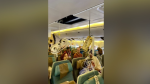 Singapore Airlines: «Βομβαρδισμένο» τοπίο το εσωτερικό του αεροσκάφους που έπεσε σε κενά αέρος