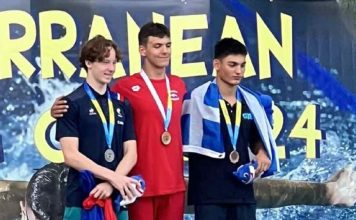 Μεσογειακό Κύπελλο κολύμβησης: Ασημένιο μετάλλιο ο Γεραμάνης, χάλκινο ο Παπαθεοδώρου