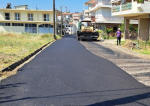 Δήμος Αγρινίου: Σε εξέλιξη οι εργασίες ασφαλτόστρωσης της οδού Αφων Σισμάνη (φωτο)