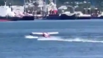 Καναδάς: Η στιγμή σύγκρουσης υδροπλάνου με σκάφος