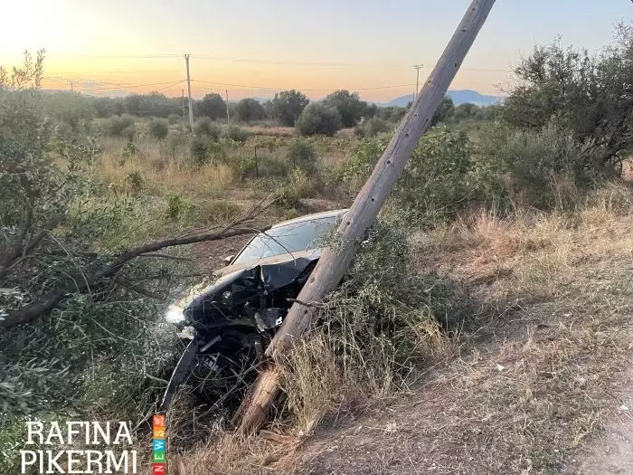 Σοβαρό τροχαίο για τον Ηλία Ψινάκη - Προσέκρουσε σε κολόνα της ΔΕΗ