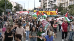Μεγάλη πορεία στην Αθήνα υπέρ του τερματισμού του πολέμου στην Γάζα