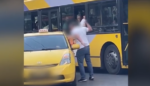 Σύνταγμα: Άγριος καβγάς οδηγού τρόλεϊ και ταξιτζή