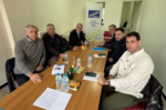 Συνάντηση του Προέδρου και μελών του Συλλόγου Εμπόρων Αγρινίου με τον Υφυπουργό Εργασίας Κώστα Καραγκούνη