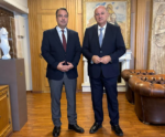 Συνάντηση του Θανάση Παπαθανάση με τον Υπουργό Αγροτικής Ανάπτυξης και Τροφίμων Κώστα Τσιάρα
