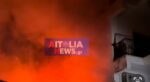 Μεγάλη φωτιά σε μονοκατοικία στο Μεσολόγγι (video)