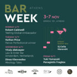 Από τις 4 έως 8 Νοεμβρίου στο Chelona Athens το Bar Week 2024!