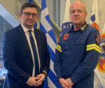 Συνάντηση του Δημάρχου Ξηρομέρου με τον Αρχηγό του Πυροσβεστικού Σώματος.