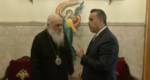 Συνάντηση Σταύρου Παπασταύρου με τον Αρχιεπίσκοπο Ιερώνυμο