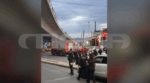Φορτηγό έπεσε από τη γέφυρα της Πέτρου Ράλλη στη Θηβών
