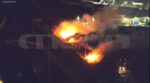 Συμμορίες καίνε καλώδια δίπλα στις ράγες για να πάρουν τον χαλκό