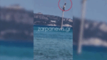 Χανιά: Νεαροί κάνουν ριψοκίνδυνες βουτιές από την κορυφή βυθισμένου ιστιοφόρου