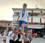 Η Βόνιτσα υποδέχθηκε τον 13χρονο Παγκόσμιο Πρωταθλητή Ιστιοπλοΐας Νίκο Παππά