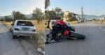 Λαμία: Σύγκρουση αυτοκινήτου με δίκυκλο, σοβαρά τραυματισμένο ένα ζευγάρι (βίντεο)