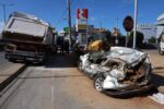 Bάρη: Φορτηγό ανετράπη στα Βλάχικα και συνέθλιψε ΙΧ – από τύχη δεν υπήρξαν θύματα
