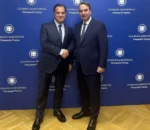 Συνάντηση του Βουλευτή Αιτωλ/νίας Θανάση Παπαθανάση με τον Υπουργό Υγείας Άδωνι Γεωργιάδη