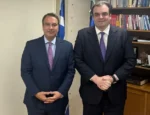 Συνάντηση του Θανάση Παπαθανάση με τον Υπουργό Εθνικής Οικονομίας και Οικονομικών Κυριάκο Πιερρακάκη