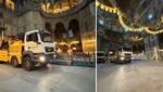 Τουρκία: Σάλος με φορτηγό που μπήκε στην Αγία Σοφία για εργασίες