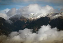 Λευκά Χριστούγεννα στις κορυφές του Παναιτωλικού Όρους (video)