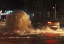 Κακοκαιρία Byron: «Σιντριβάνια» και πλημμύρες στην Καλλιθέα – «Βενετία» το Μοναστηράκι