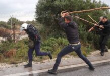 8 αστυνομικοί τραυματίες στα επεισόδια με τους αγρότες στην Κρήτη – Ταυτοποιούνται οι συμμετέχοντες