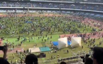 Ινδία: Εικόνες χάους λόγω σύντομης επίσκεψης του Μέσι – Εκτεταμένα επεισόδια