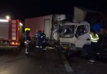 Συγκρούστηκαν νταλίκες στον Κηφισό – Ένας σοβαρά τραυματίας