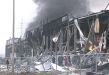 Τρίκαλα: Τέσσερις γυναίκες νεκρές από τη μεγάλη φωτιά σε εργοστάσιο μπισκότων