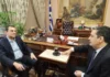 Συνάντηση του Δημάρχου Αγρινίου με τον Κώστα Σκρέκα και τον Στέλιο Κονταδάκη