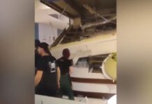 Θεσσαλονίκη: Έπεσε οροφή καταστήματος μέσα σε εμπορικό κέντρο – Μία τραυματίας