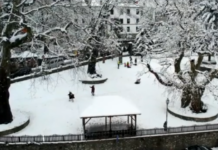 Κακοκαιρία: Στα λευκά «ντύθηκαν» πολλές περιοχές της χώρας – Πολικές θερμοκρασίες και θυελλώδεις άνεμοι