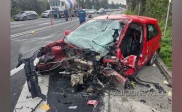 Κρήτη: Σοκαριστικό τροχαίο με εμπλοκή 3 αυτοκίνητων έξω από τα Χανιά – Μία νεκρή και 3 τραυματίες