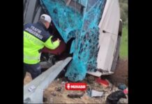 Τουρκία: Ανατράπηκε λεωφορείο στην Αττάλεια – Οκτώ νεκροί