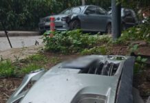 Κολωνάκι: Ζημιές μετά από τροχαίο που προκάλεσε μεθυσμένη τραγουδίστρια