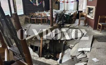 Κομοτηνή: Υποχώρησε πάτωμα ταβέρνας – Στο νοσοκομείο δύο άτομα