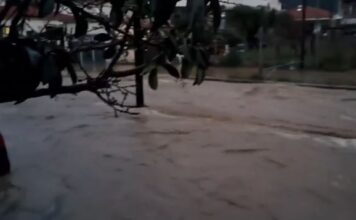 «Βούλιαξε» η Λήμνος – Προβλήματα από την κακοκαιρία που σαρώνει τη χώρα