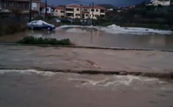 Στο έλεος της κακοκαιρίας η Λήμνος – Προβλήματα & πλημμύρες